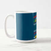 Mug Corgi Noël laid Ils voient que vous mangez des Noë (Gauche)