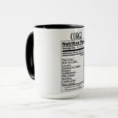 Mug Corgi Nutrition Facts (Devant gauche)