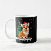 Mug Corgi Père Noël Christmas Tree Lights Xmas Boys Me (Gauche)