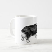 Mug Corgi Prism Vacances Clin d'œil (Devant gauche)