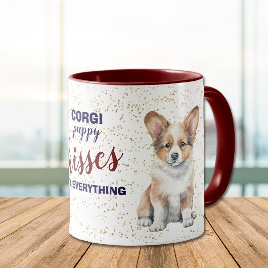 Mug Corgi Puppy Kisses Tout réparer