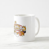 Mug Corgi Ramen Sushi (Devant droit)