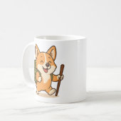 Mug Corgi Randonnée Drinkware - Adventure Dog Cup (Devant gauche)