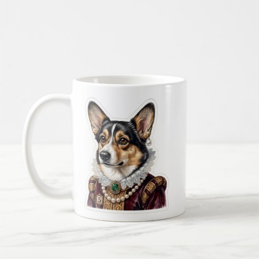 Mug Corgi Renaissance (Gauche)
