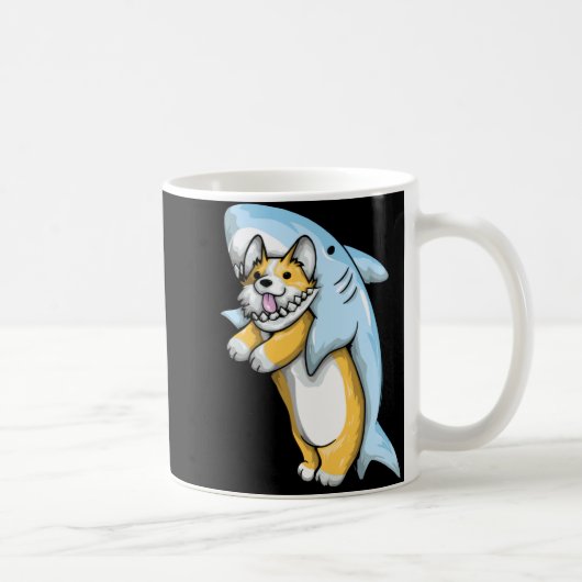 Mug Corgi Shark Funny Corgi Costume 988 (Droite)