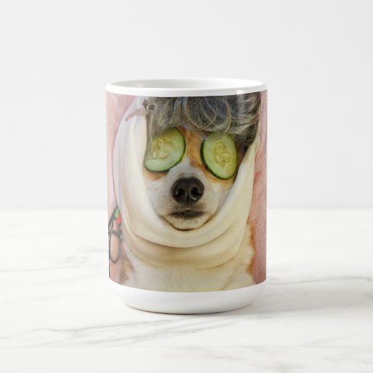 Mug Corgi Spa Day (Centre)