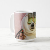 Mug Corgi Spa Day (Devant gauche)
