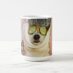 Mug Corgi Spa Day