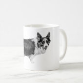Mug Corgi Spark in Snowlight (Devant droit)