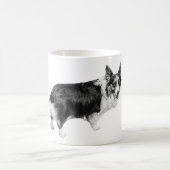 Mug Corgi Spark sous la lumière de la neige (Centre)