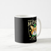 Mug Corgi St. Patrick's Day Irish Pub (Devant droit)
