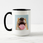 Mug Corgi très heureux des images | de Getty (Gauche)