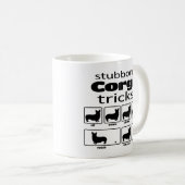 Mug Corgi Tricks têtus (Devant droit)