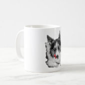 Mug Corgi Wink en rouge (Devant gauche)