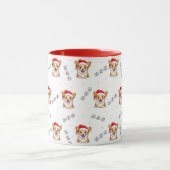 Mug Corgis à Santa Hats Motif de Noël (Centre)