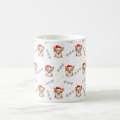 Mug Corgis à Santa Hats Motif de Noël (Centre)