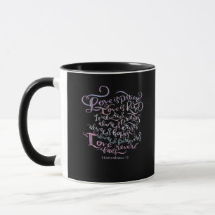 Mug Corinthiens L'amour est patient L'amour est gentil