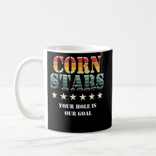 Mug Corn Stars Funny Cornhole Team Accessoires (Gauche)