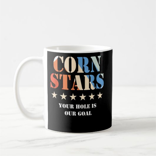 Mug Corn Stars Funny Cornhole Team Accessoires (Gauche)