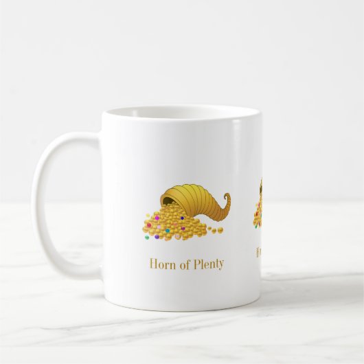 Mug Corne d'abondance de Thanksgiving (Gauche)