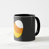 Mug Corne de bonbons d'Halloween (Devant droit)