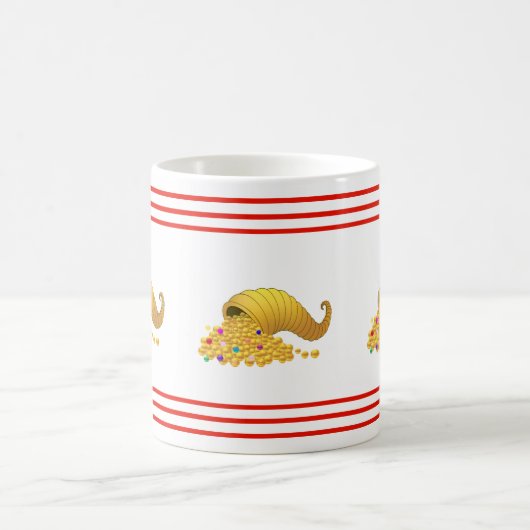 Mug Corne de plenty & Red Stripes (Centre)