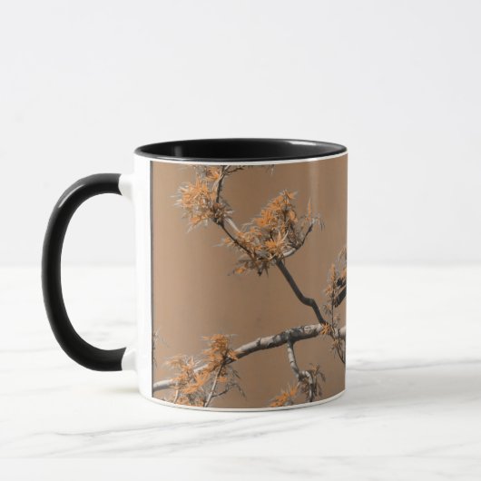 Mug Corneille Dans Une Boule De Fling De Printemps (Gauche)