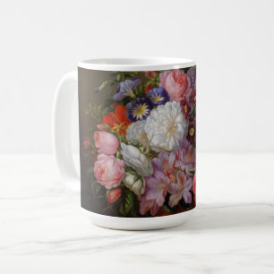 Mug Cornelis Johannes van Hulsteijn Vase avec Fleurs