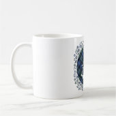 Mug Cornemuse Silhouette sur tartan (Gauche)