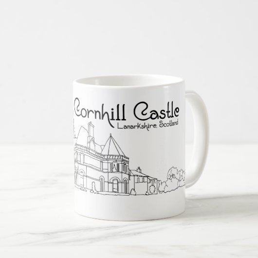 Mug Cornhill Castle Scotland (Devant droit)
