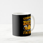 Mug Cornhole And Beer Lover Cornstar Novelty76 (Devant droit)