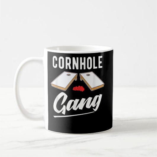 Mug Cornhole Pelouse Jeu Bean Sacs Sack Cornhole Team (Gauche)