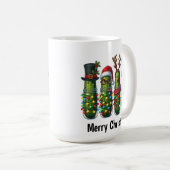 Mug Cornichon de Noël amusant (Devant droit)