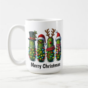 Mug Cornichon de Noël amusant