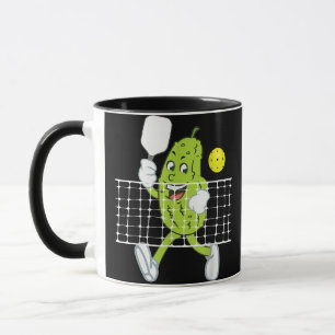Mug Cornichon Jouant au Pickleball - Palette de Pickle