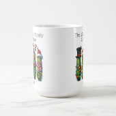 Mug Cornichons de Noël drôles Nom de famille (Centre)