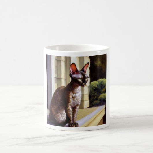 Mug Cornish Rex Cat (Centre)