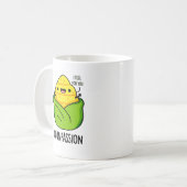 Mug Cornpassion Funny Compassionate Corn Pun (Devant gauche)