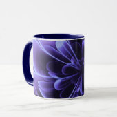 Mug Corolla Bleue Stimulée Pétales (Devant gauche)
