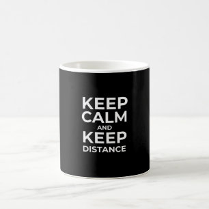 Mug Corona Crisis Gardez Le Calme Et Votre Distance