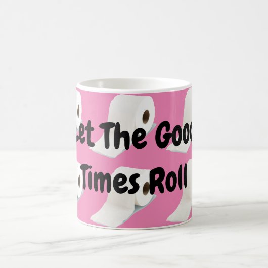 Mug Corona Virus Toilette Roll Rose (Centre)