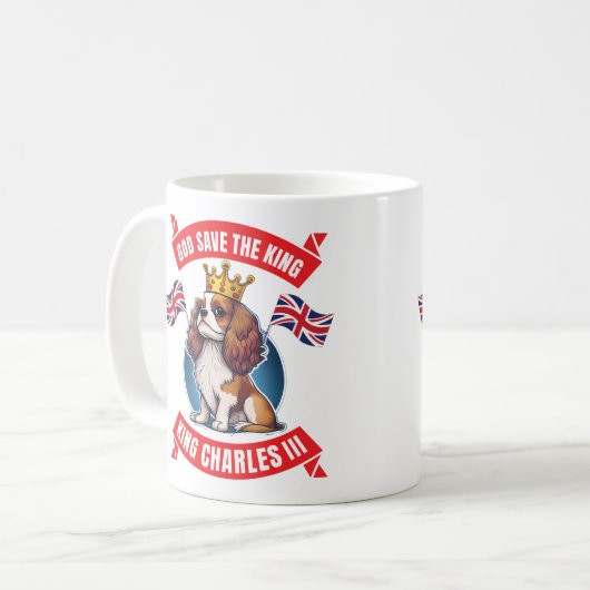 Mug Coronation Cavalier King Charles (Devant gauche)