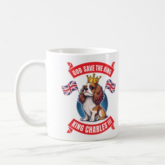 Mug Coronation Cavalier King Charles (Gauche)
