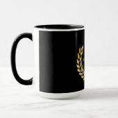 Mug Coronation King Charles 111 .Noir Noir/Or (Gauche)