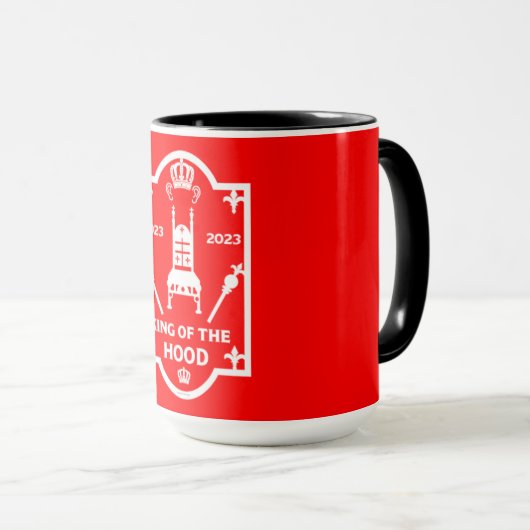 Mug Coronation royale anglaise du roi Charles 2023 (Devant droit)