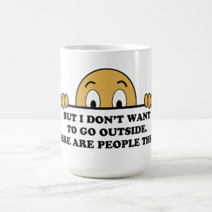 Mug Coronavirus d'anxiété sociale drôle