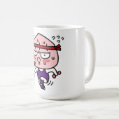 Mug Corps d'apeach en été (Devant droit)