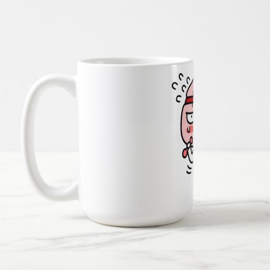 Mug Corps d'apeach en été (Gauche)