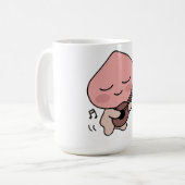 Mug Corps d'apeach en été (Devant gauche)