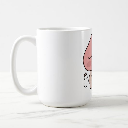 Mug Corps d'apeach en été (Gauche)